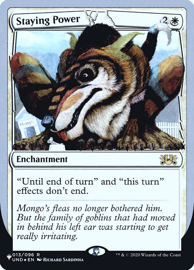 Staying Power (Unfinity Foil Edition) [The List] | I Want That Stuff Brandon