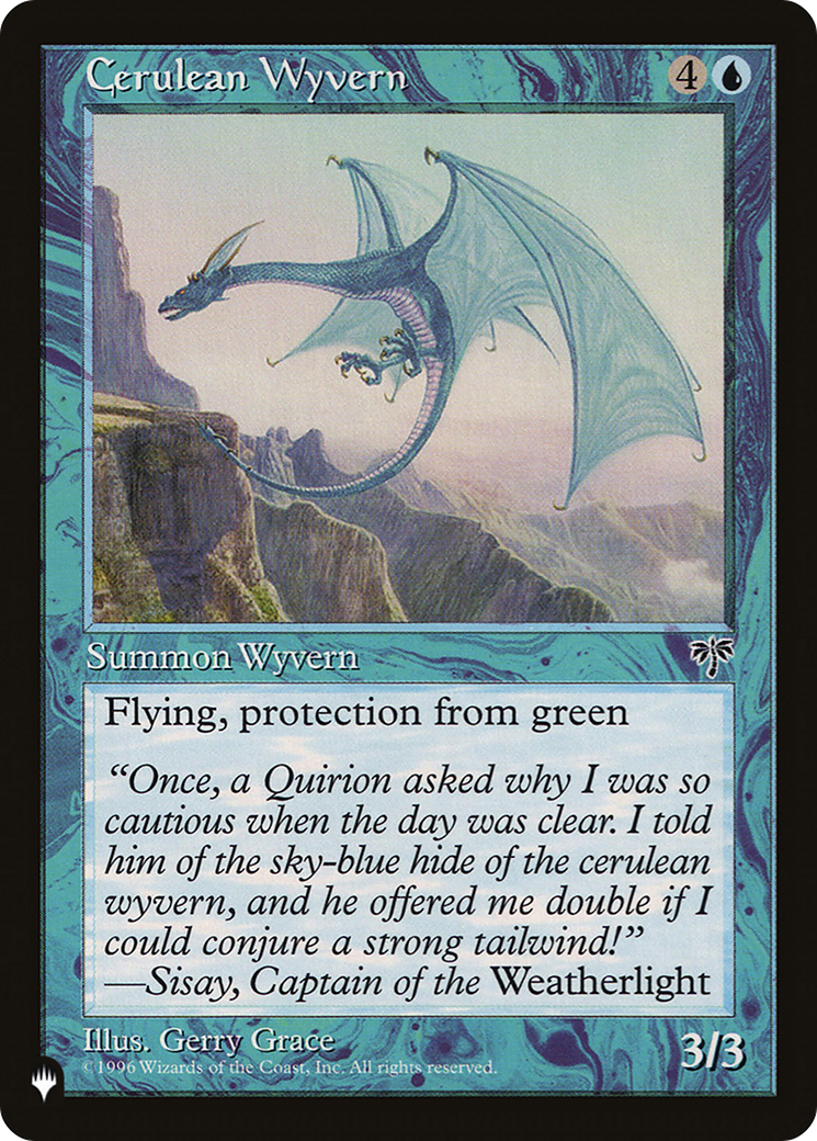 Cerulean Wyvern [The List] | I Want That Stuff Brandon