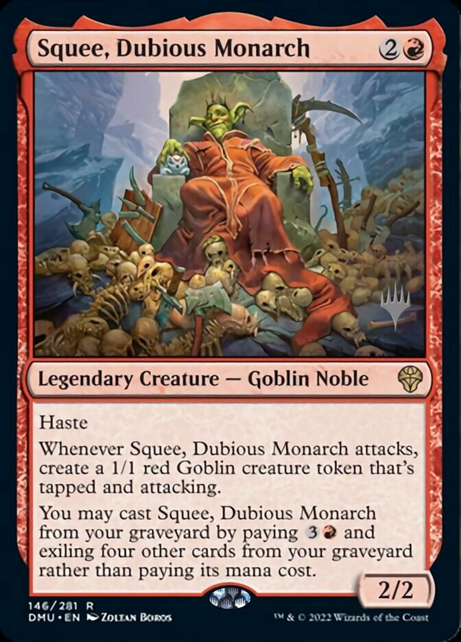 Squee, Dubious Monarch (Promo Pack) [Dominaria United Promos] | I Want That Stuff Brandon