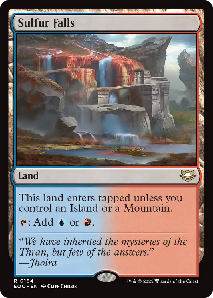 Sulfur Falls [Edge of Eternities Commander] | I Want That Stuff Brandon