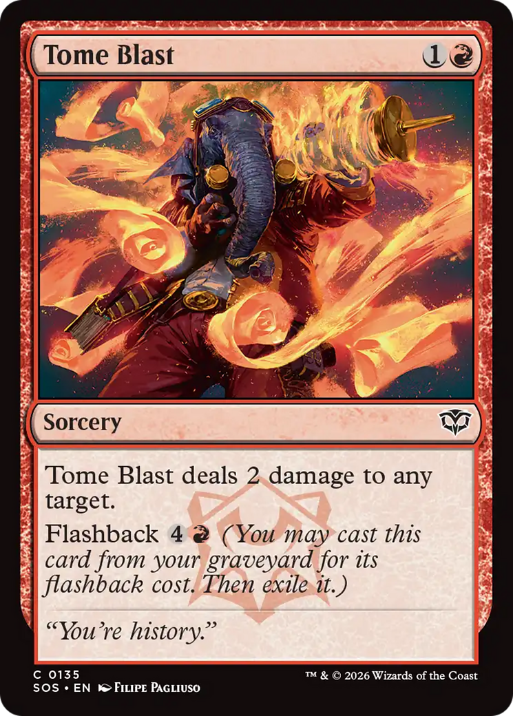 Tome Blast [Secrets of Strixhaven] | I Want That Stuff Brandon