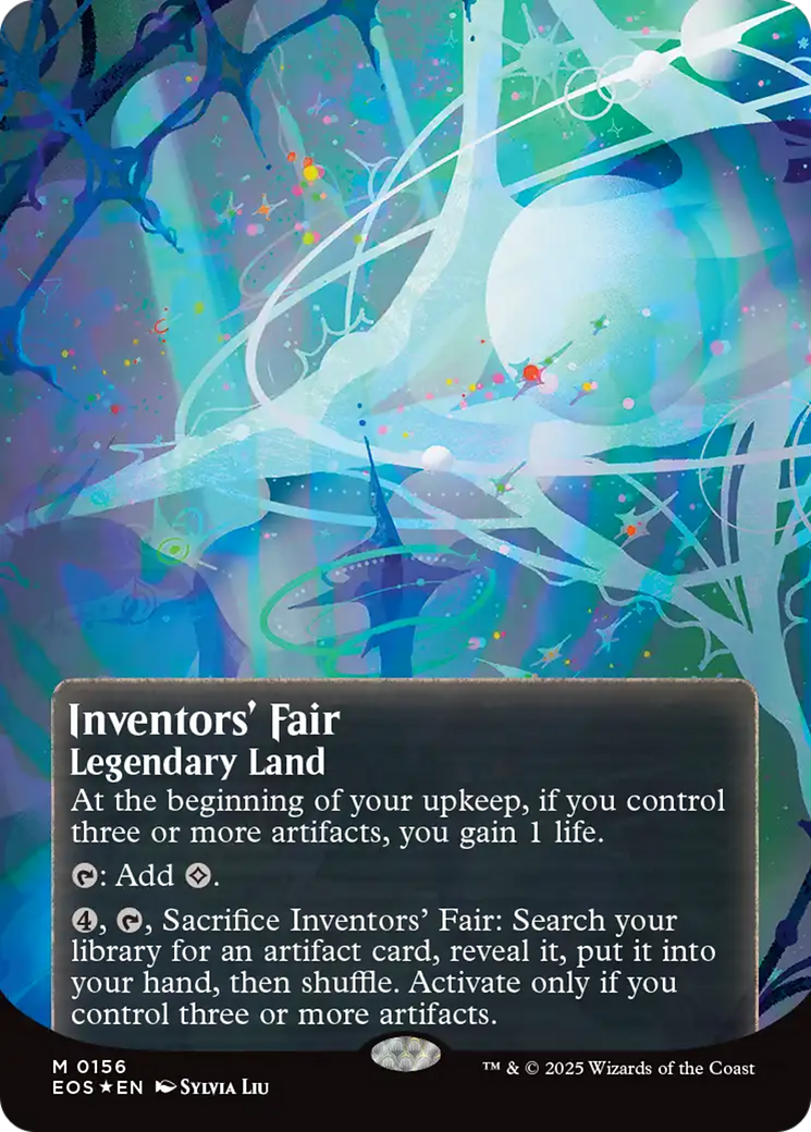 Inventors' Fair (0156) (Borderless) (Galaxy Foil) [Edge of Eternities: Stellar Sights] | I Want That Stuff Brandon