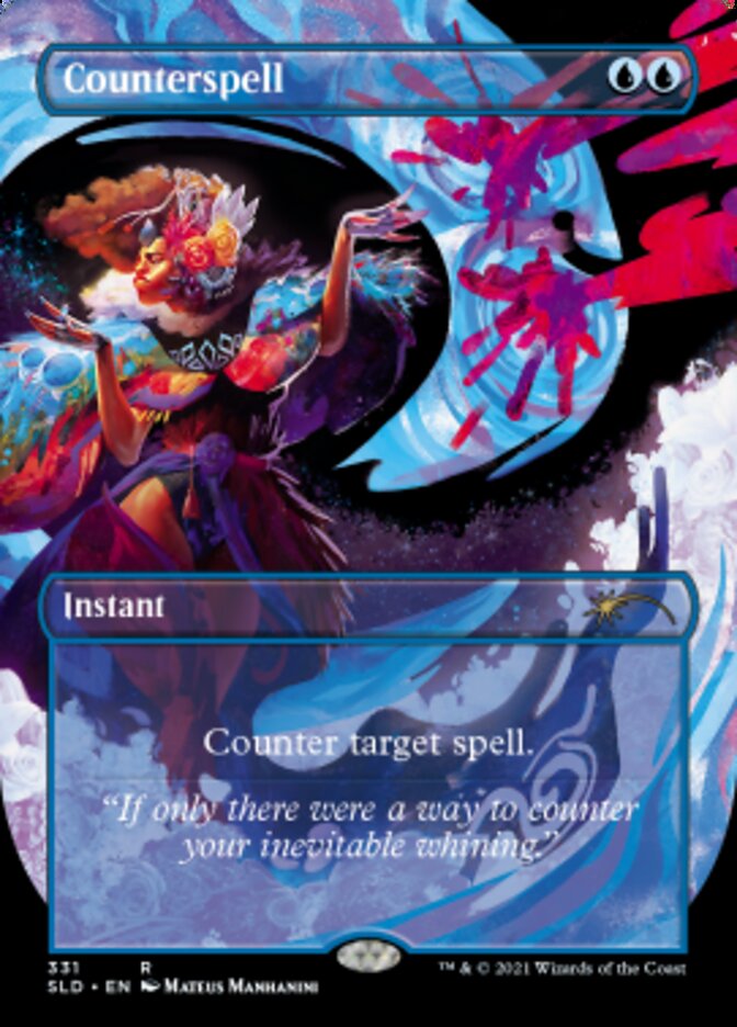 Counterspell (Borderless) [Secret Lair Drop Series] | I Want That Stuff Brandon