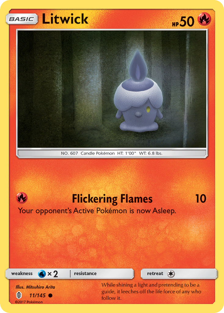 Litwick (11/145) [Sun & Moon: Guardians Rising] | I Want That Stuff Brandon