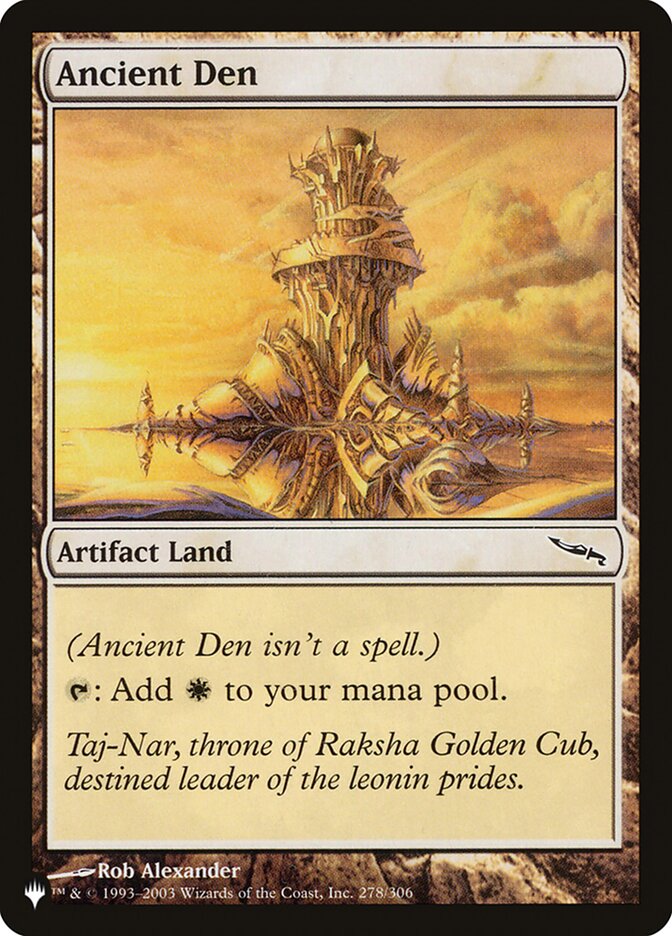 Ancient Den [The List] | I Want That Stuff Brandon