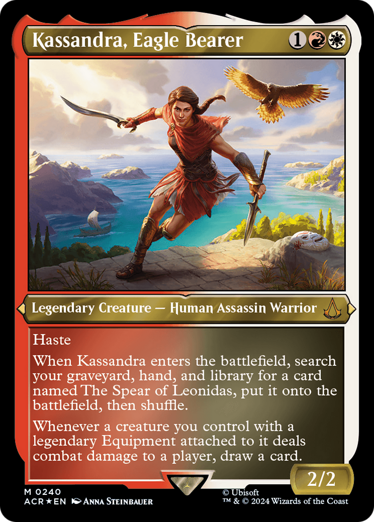 Kassandra, Eagle Bearer (Foil Etched) [Assassin's Creed] | I Want That Stuff Brandon