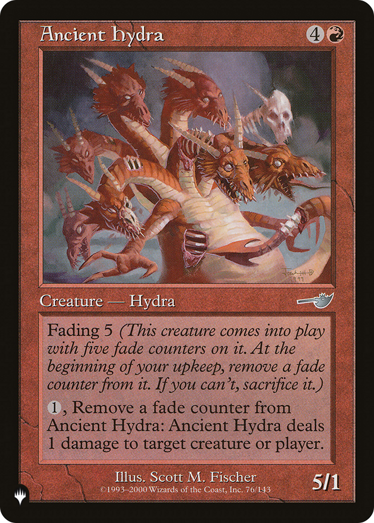 Ancient Hydra [The List Reprints] | I Want That Stuff Brandon