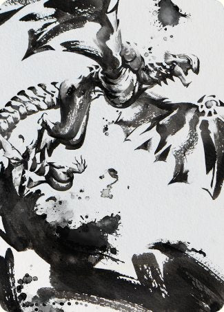 Quicksilver Fisher Art Card [Phyrexia: All Will Be One Art Series] | I Want That Stuff Brandon