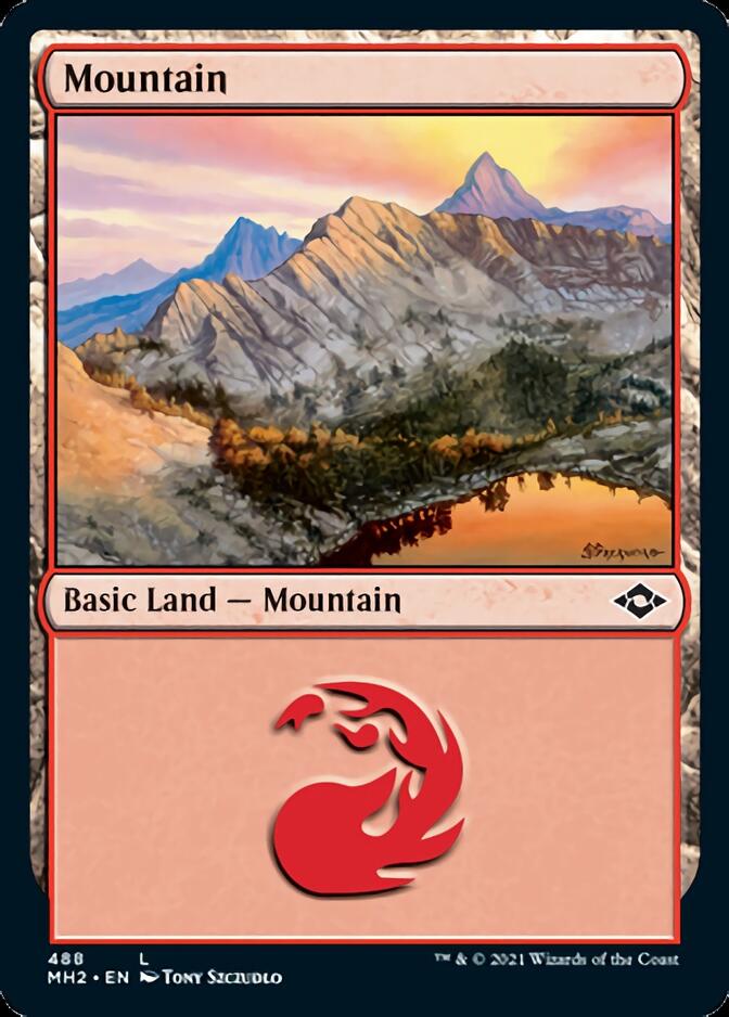 Mountain (488) (Foil Etched) [Modern Horizons 2] | I Want That Stuff Brandon