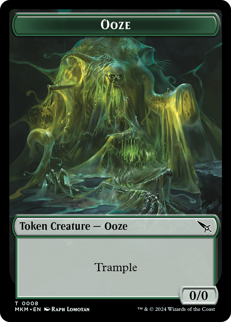 Detective // Ooze Double-Sided Token [Murders at Karlov Manor Tokens] | I Want That Stuff Brandon