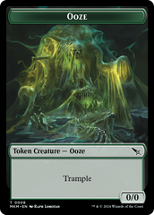 Ooze // A Mysterious Creature Double-Sided Token [Murders at Karlov Manor Tokens] | I Want That Stuff Brandon