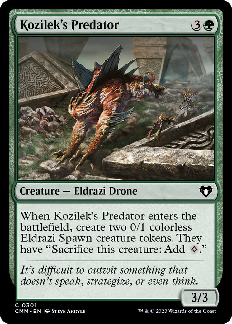 Kozilek's Predator [Commander Masters] | I Want That Stuff Brandon