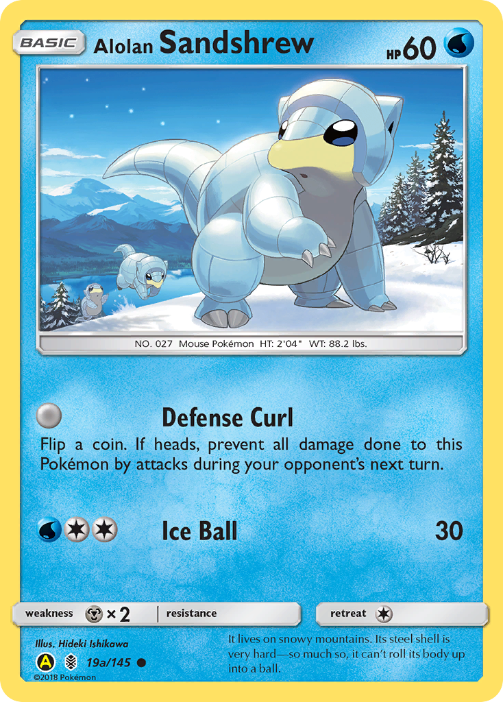 Alolan Sandshrew (19a/145) [Alternate Art Promos] | I Want That Stuff Brandon