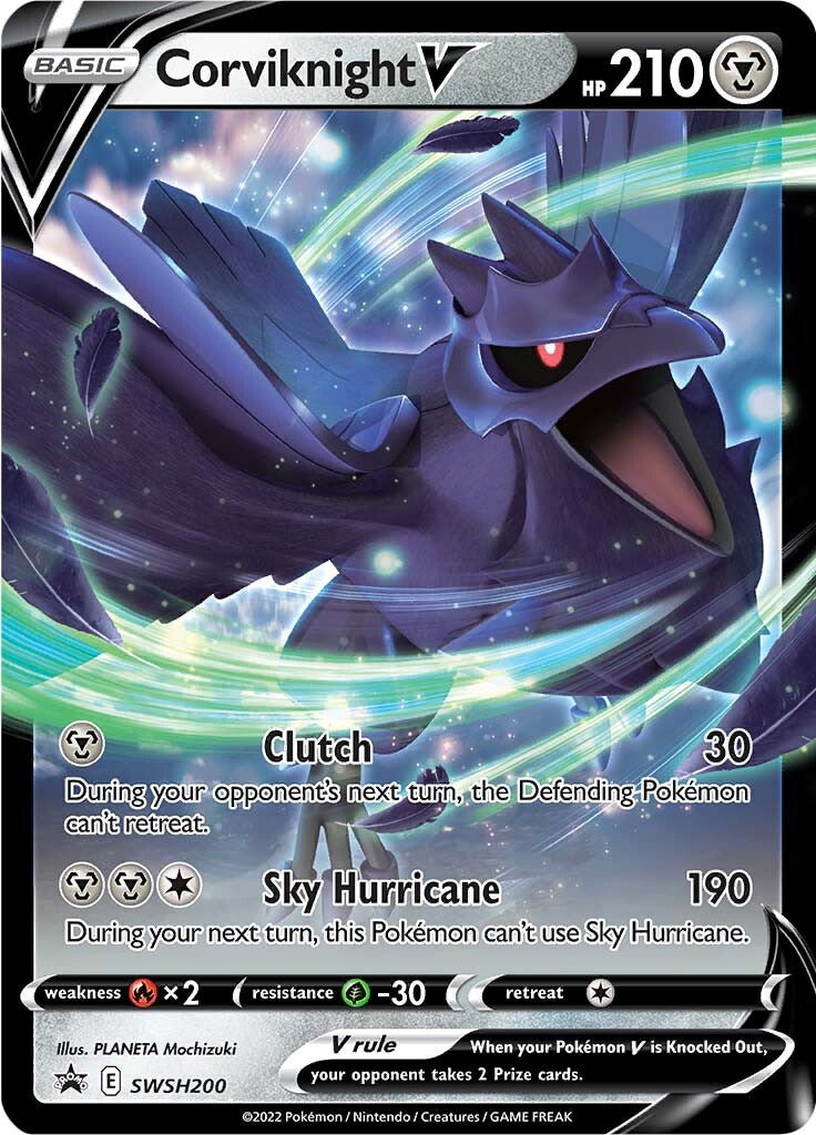 Corviknight V (SWSH200) [Sword & Shield: Black Star Promos] | I Want That Stuff Brandon