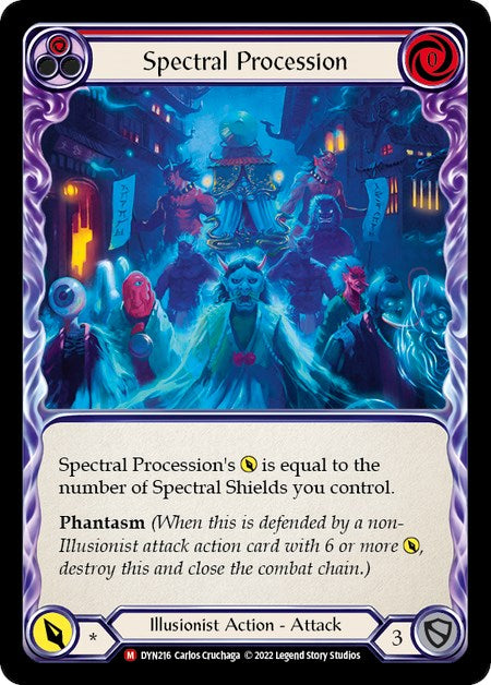 Spectral Procession [DYN216] (Dynasty)  Rainbow Foil | I Want That Stuff Brandon