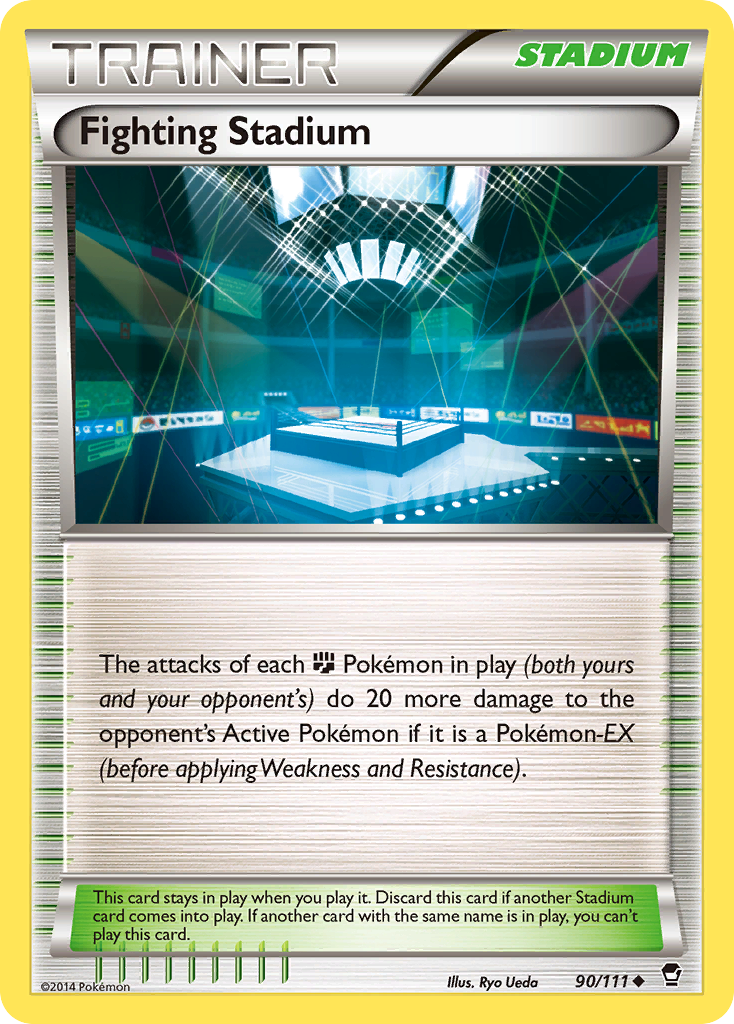 Fighting Stadium (90/111) [XY: Furious Fists] | I Want That Stuff Brandon