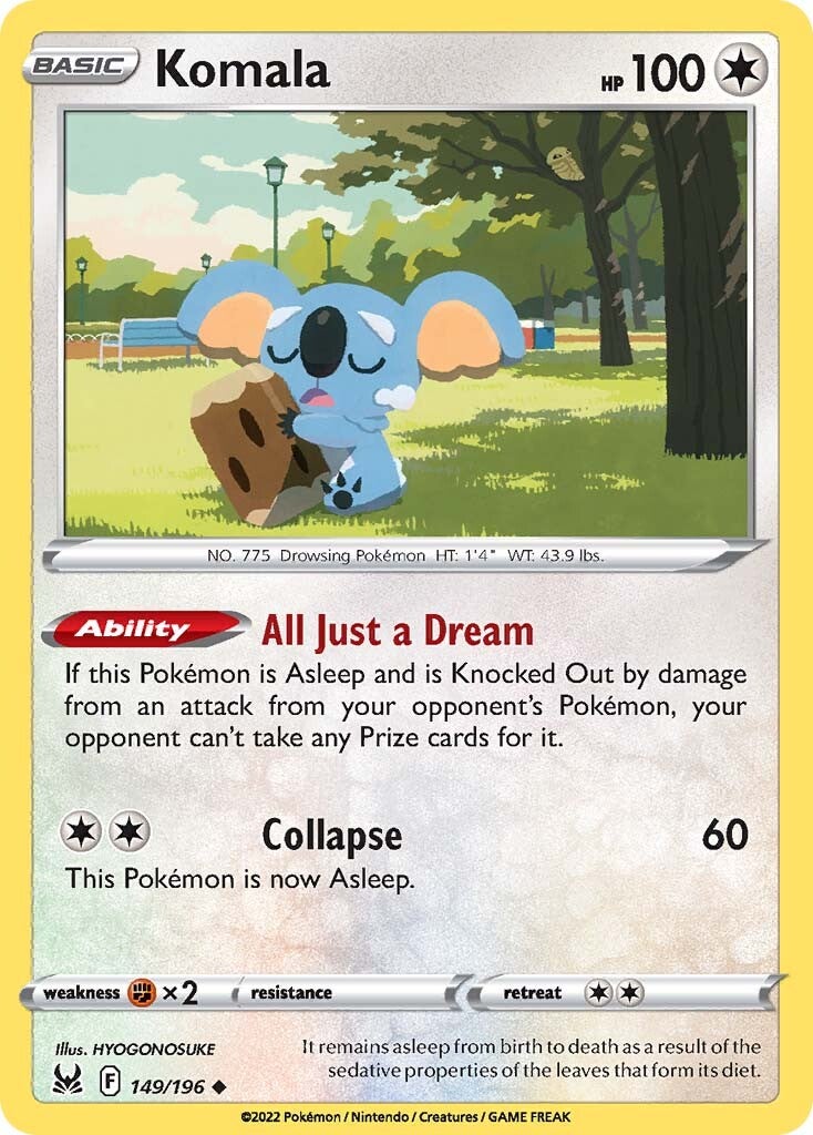 Komala (149/196) [Sword & Shield: Lost Origin] | I Want That Stuff Brandon