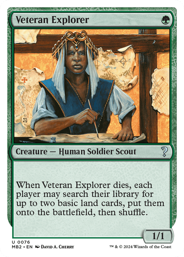 Veteran Explorer (White Border) [Mystery Booster 2] | I Want That Stuff Brandon