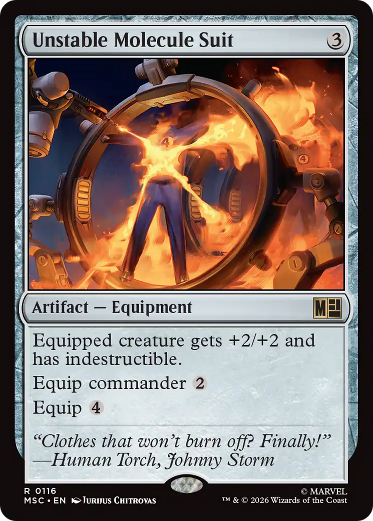 Unstable Molecule Suit (Surge Foil) [Marvel Super Heroes Commander] | I Want That Stuff Brandon