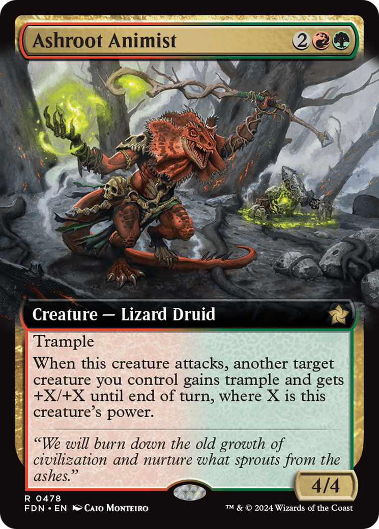 Ashroot Animist (Extended Art) [Foundations] | I Want That Stuff Brandon