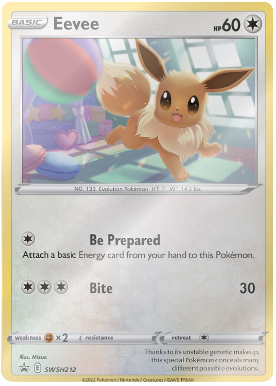 Eevee (SWSH212) [Sword & Shield: Black Star Promos] | I Want That Stuff Brandon