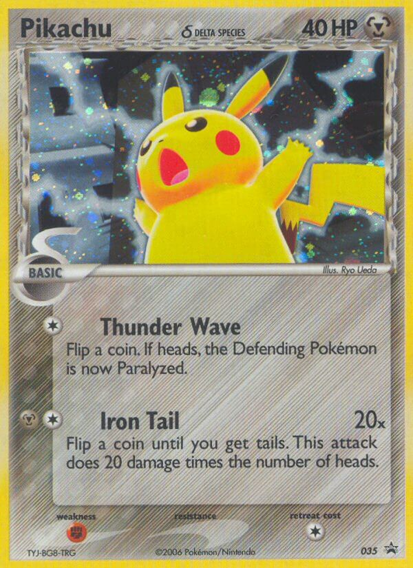 Pikachu (035) (Delta Species) [Nintendo: Black Star Promos] | I Want That Stuff Brandon