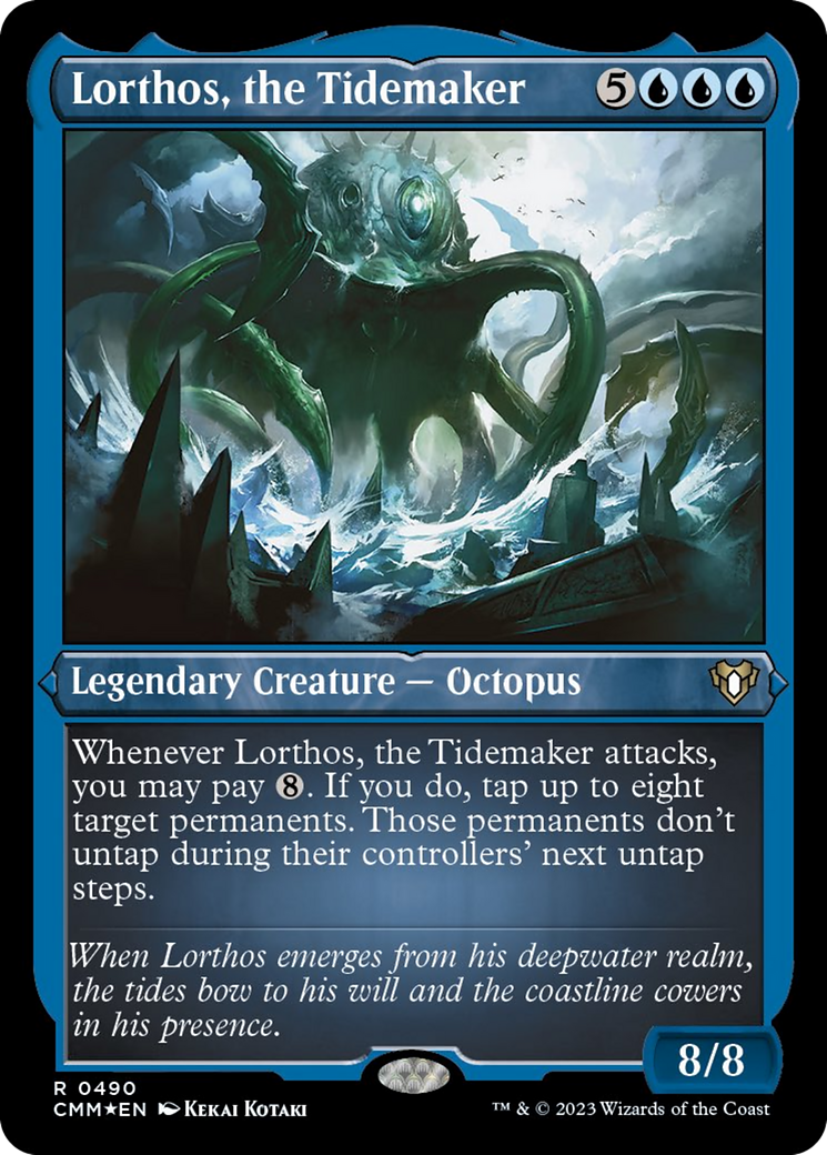 Lorthos, the Tidemaker (Foil Etched) [Commander Masters] | I Want That Stuff Brandon