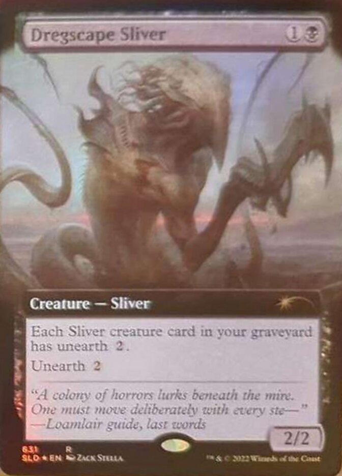 Dregscape Sliver (Extended Art) [Secret Lair Drop Promos] | I Want That Stuff Brandon