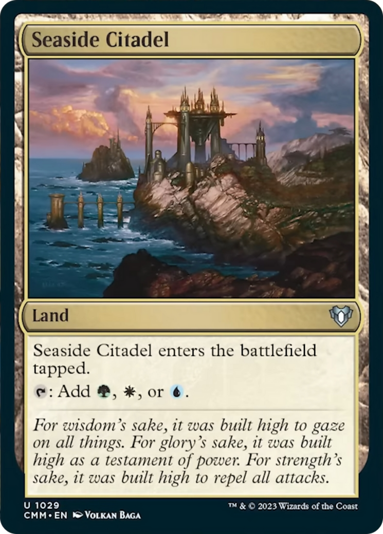 Seaside Citadel [Commander Masters] | I Want That Stuff Brandon