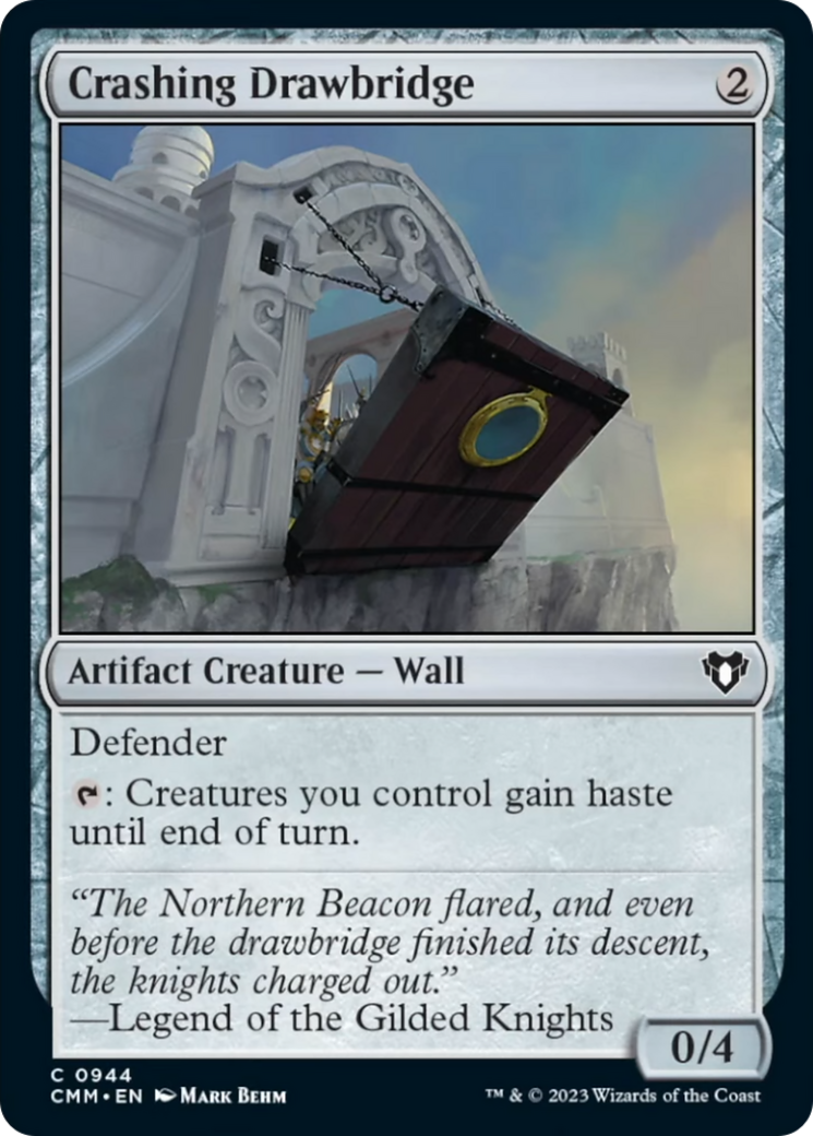 Crashing Drawbridge [Commander Masters] | I Want That Stuff Brandon