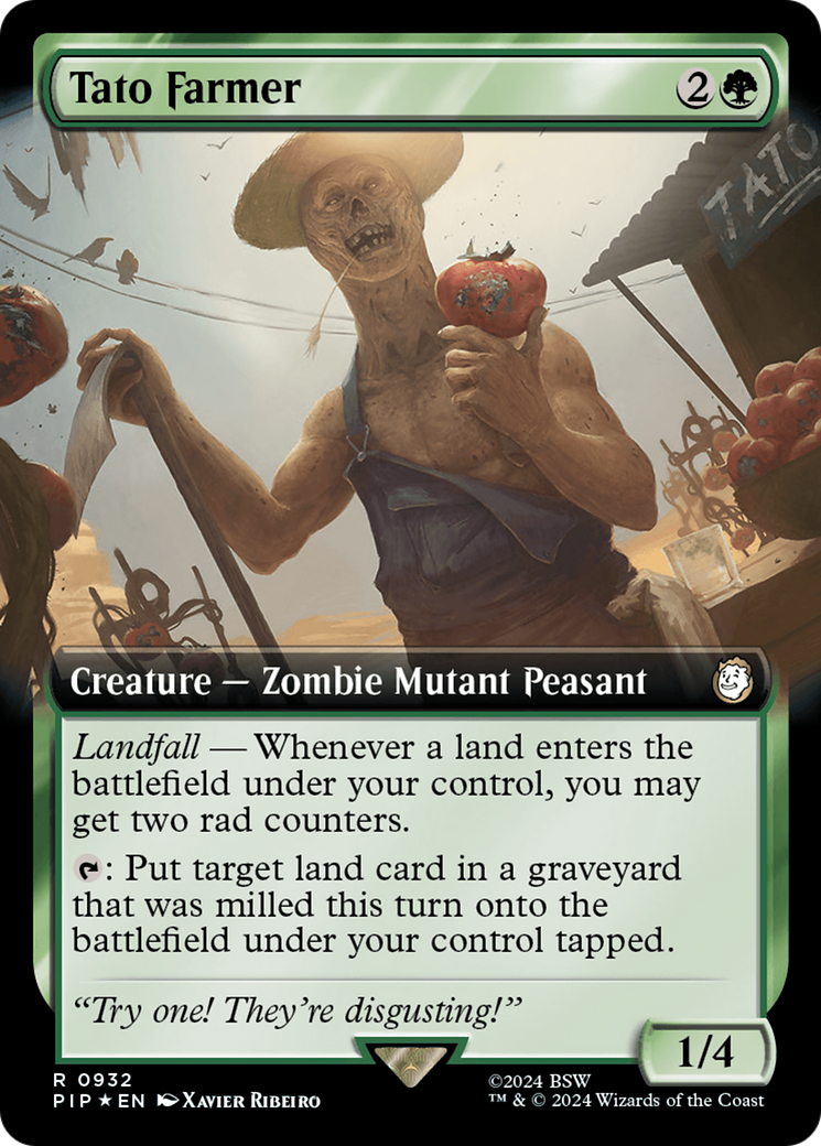 Tato Farmer (Extended Art) (Surge Foil) [Fallout] | I Want That Stuff Brandon