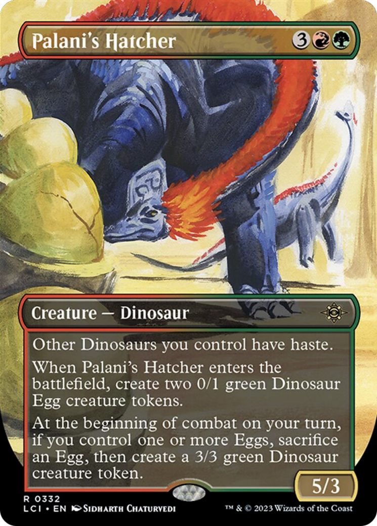 Palani's Hatcher (Borderless) [The Lost Caverns of Ixalan] | I Want That Stuff Brandon