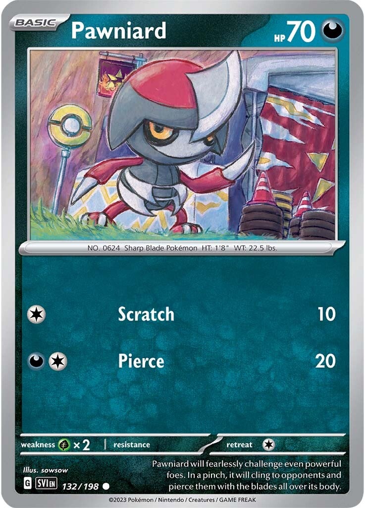 Pawniard (132/198) [Scarlet & Violet: Base Set] | I Want That Stuff Brandon