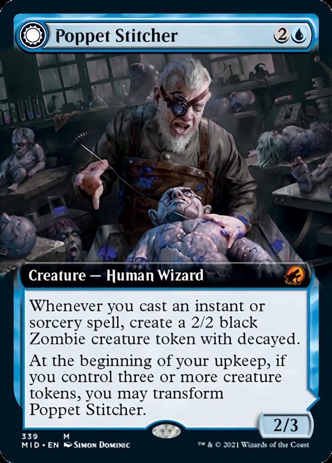 Poppet Stitcher // Poppet Factory (Extended Art) [Innistrad: Midnight Hunt] | I Want That Stuff Brandon