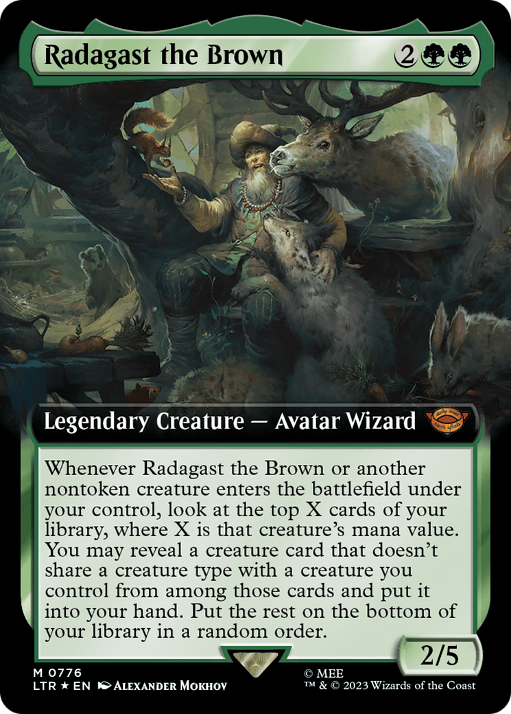 Radagast the Brown (Extended Art) (Surge Foil) [The Lord of the Rings: Tales of Middle-Earth] | I Want That Stuff Brandon