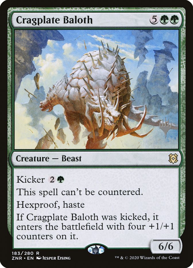 Cragplate Baloth (Promo Pack) [Zendikar Rising Promos] | I Want That Stuff Brandon