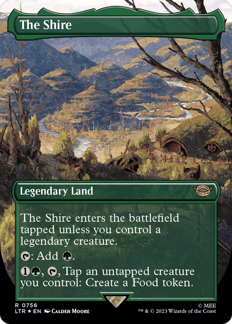 The Shire (Borderless) (Surge Foil) [The Lord of the Rings: Tales of Middle-Earth] | I Want That Stuff Brandon