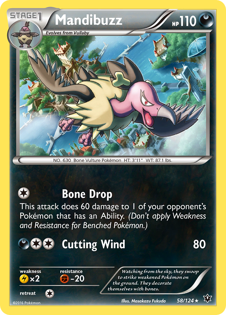 Mandibuzz (58/124) [XY: Fates Collide] | I Want That Stuff Brandon