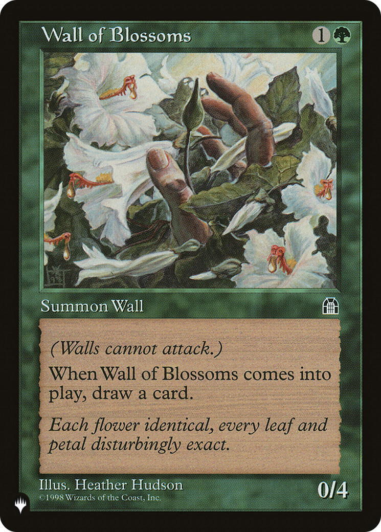 Wall of Blossoms [The List Reprints] | I Want That Stuff Brandon