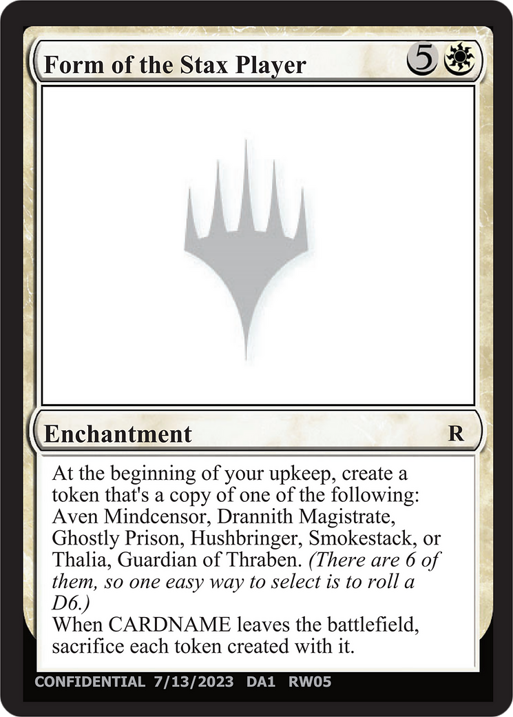 Form of the Stax Player [Unknown Event] | I Want That Stuff Brandon