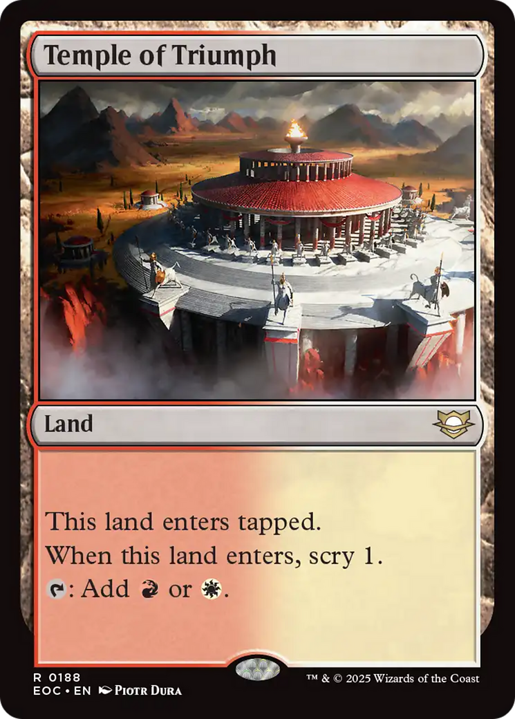 Temple of Triumph [Edge of Eternities Commander] | I Want That Stuff Brandon