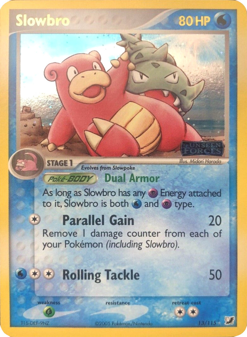 Slowbro (13/115) (Stamped) [EX: Unseen Forces] | I Want That Stuff Brandon