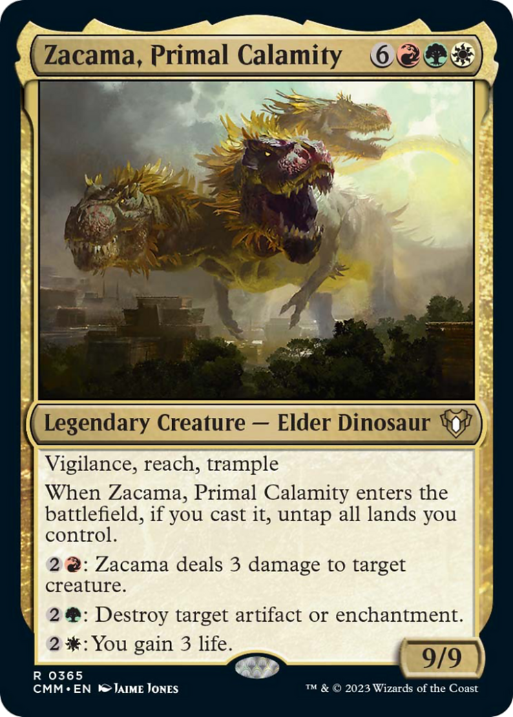 Zacama, Primal Calamity [Commander Masters] | I Want That Stuff Brandon