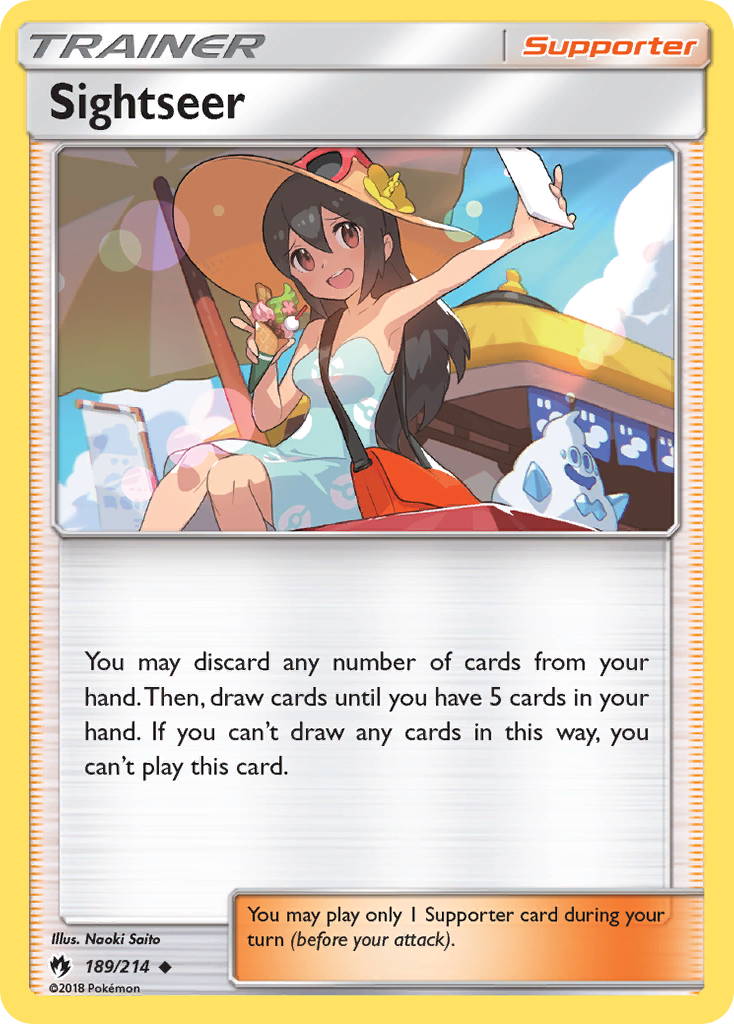 Sightseer (189/214) [Sun & Moon: Lost Thunder] | I Want That Stuff Brandon