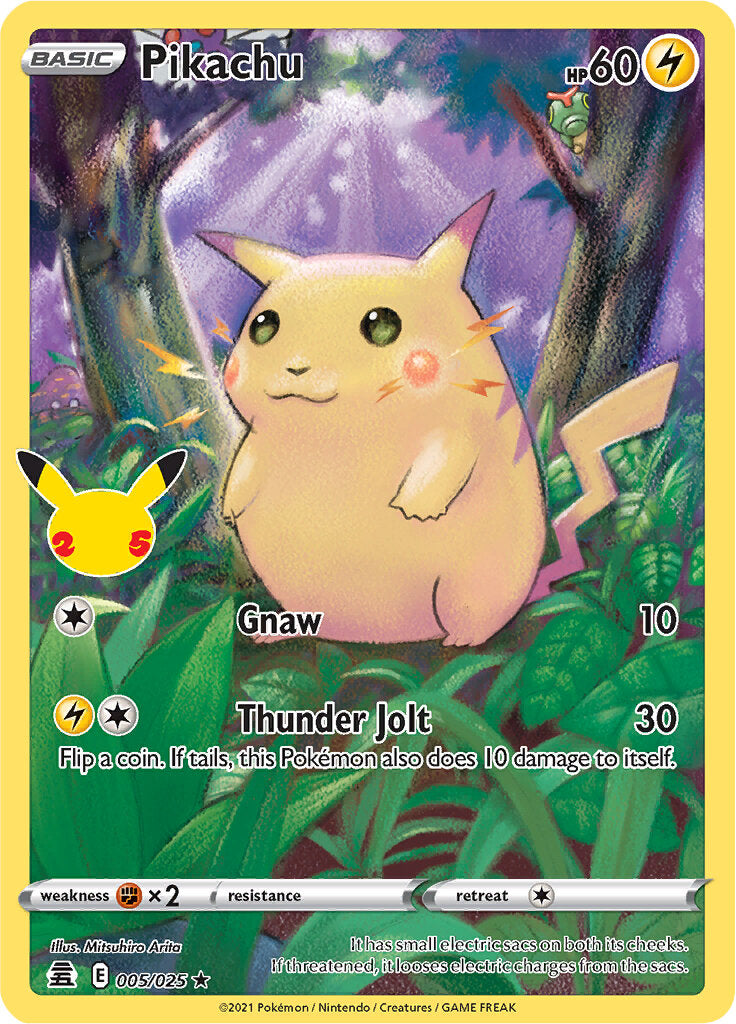 Pikachu (005/025) [Celebrations: 25th Anniversary] | I Want That Stuff Brandon