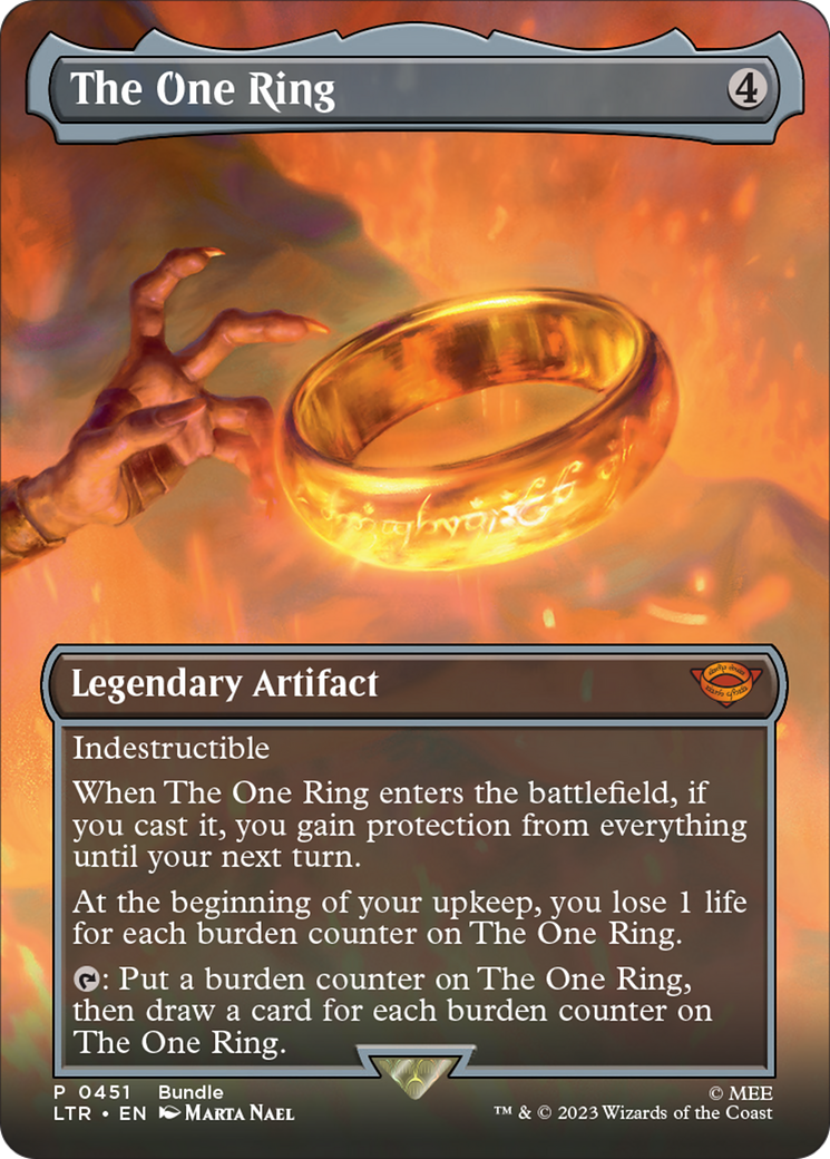 The One Ring (Borderless Alternate Art) [The Lord of the Rings: Tales of Middle-Earth] | I Want That Stuff Brandon