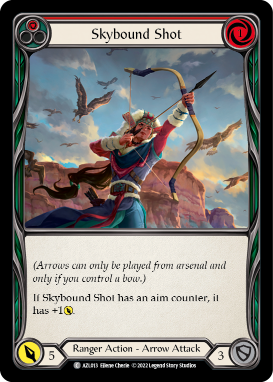 Skybound Shot (Red) [AZL013] (Outsiders Azalea Blitz Deck) | I Want That Stuff Brandon