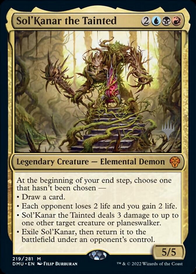 Sol'Kanar the Tainted (Promo Pack) [Dominaria United Promos] | I Want That Stuff Brandon