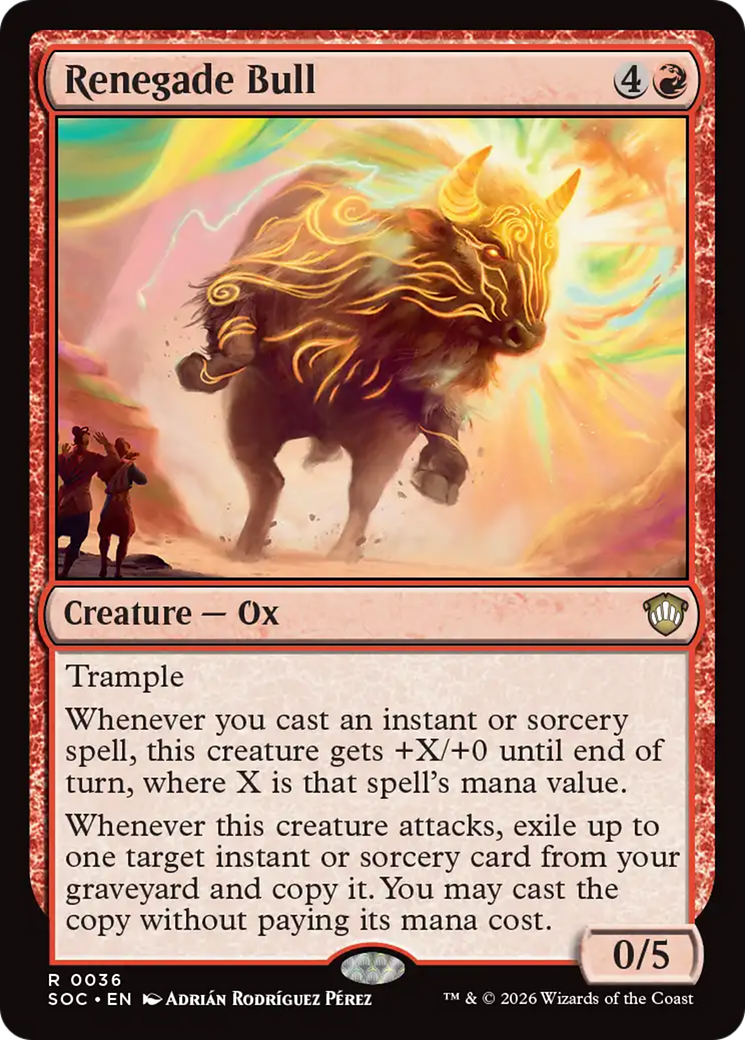 Renegade Bull [Secrets of Strixhaven Commander] | I Want That Stuff Brandon