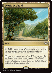 Exotic Orchard [Duskmourn: House of Horror Commander] | I Want That Stuff Brandon